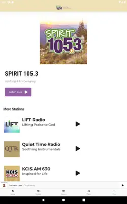 SPIRIT 105.3 android App screenshot 1